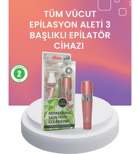 Yumuşak Pürüzsüz Cilt İçin Epilasyon Seti