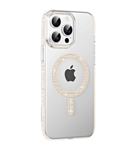 Joko Apple iPhone 14 Pro Max Move Taşlı Magsafe Kapak - Pembe