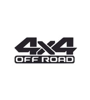 4X4 Off Road Araba Sticker Yapıştırma 18cm 2 Adet