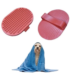 Ergonomik Masajlı Evcil Hayvan Kedi Köpek Yıkama Fırçası Aparatı (5690)