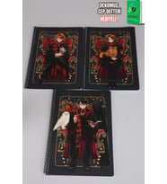 x Dekomus  "Wizard Icons Collection" Harry Potter A4 Spiralli Kareli Defter 80 Yaprak Tek Adet