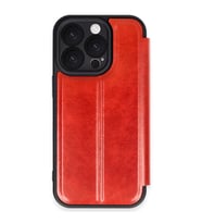 İphone 16 Kılıf Flip Cover - Kırmızı