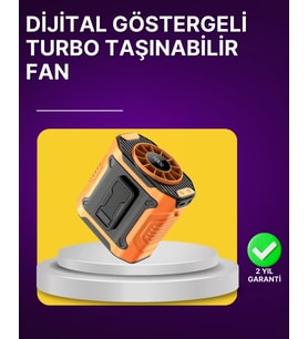 100 Kademeli Hız Ayarlı Taşınabilir Bel Ve Boyun Fanı