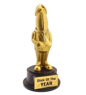 Dick Of The Year - Esprili Masaüstü Ödül Heykeli Model 2