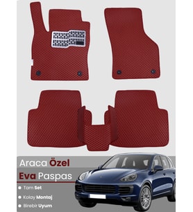 PORSCHE CAYENNE (2011-2017) Uyumlu EVA Paspas Tam Set–Araca Özel,Oto Paspas