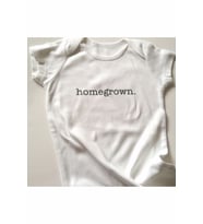 Homegrown Baskılı Beyaz Kısa Kollu Zıbın