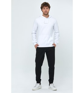 Erkek Regular Fit İnce Eşofman Altı SPR25EA81 (Siyah)
