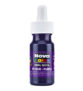 Nova Color Ebru Boyası Mor Şişe 30 cc