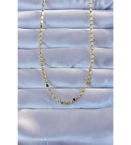 316L Çelik Gold Renk 60 cm Parçalı Ezme Kolye