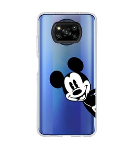 Poco X3 Pro / X3 NFC Uyumlu Mickey Mouse Tasarımlı Şeffaf Telefon Kılıfı