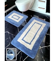 Turka Mavi 2li Banyo Paspası (60x100 50x60 cm)