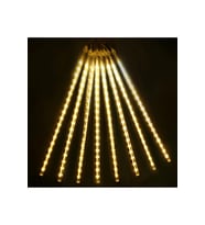 8 Adet 50 cm Meteor Kayan Tüp Led Sarı Işık Parti Düğün Yılbaşı Süsleme Gün Işığı Aydınlatma Süsü