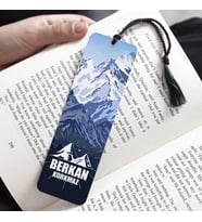 Yüksek Zirveler Tasarımlı Kitap Ayracı