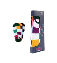 The Socks Company 163P 3 Çift Desenli Kadın Görünmez Çorap