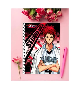 Akashi Seijuro Anime Defter 1 Adet Özel Tasarım A4 Boyutu 21*29 Cm Telli Çizgili Defter