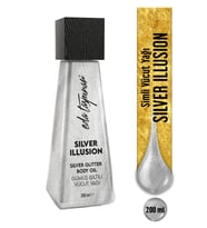 Eda Taşpınar Simli Vücut Yağı Silver Illusion - 200 ml (EGX90)