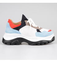 Yüksek Taban Kadın Sneakers (Bej)