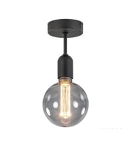 Rys Retro Metal Siyah Tavan Plofyoner Avize 10 cm