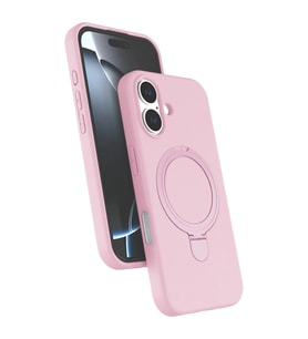 Apple İphone 17 Regal Magsafe Standlı Kapak - Açık Pembe