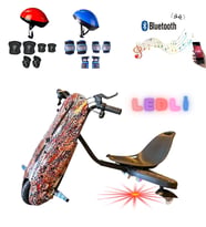 Citymate Drift Car Elektrikli Kaykay Bluetooth Dirift Kar Hoverboard Scooter Koruma Ekipmanı Hediye D07 (Model 7)