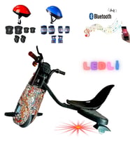 Citymate Drift Car Elektrikli Kaykay Bluetooth Dirift Kar Hoverboard Scooter Koruma Ekipmanı Hediye D07