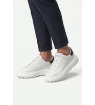 Lufian 111230270 Rainbow Erkek Hakiki Deri Klasik Sneaker Beyaz