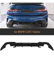 Bmw 3 Serisi G20 M Performans Difüzör Parlak Siyah Piano Black