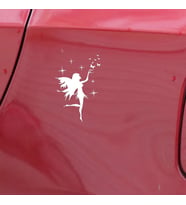 Araba peri Sticker Beyaz Renk 20 CM