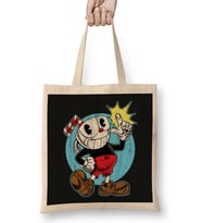 Cuphead 09 Bez Çanta Uzun Saplı