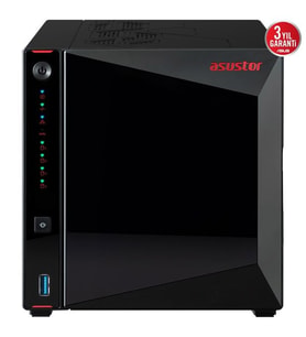 ASUSTOR AS5404T-16GB CELERON N5105-16GB RAM-2-diskli Nas Sunucu (Disksiz)