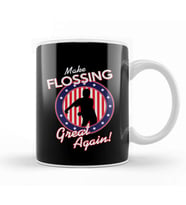 Make Flossing Great Again Kupa Bardak Porselen