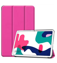 Lexroo Huawei MatePad 10.4 Smart Cover Standlı 1-1 Kılıf - Pembe