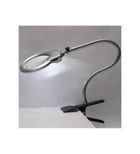 Işıklı Büyüteç Tamirci Büyüteci Çalışma Lambası Lup Mercek 130mm