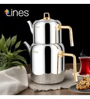 Lines Mercan Metal Kulp Paslanmaz Çelik Çaydanlık