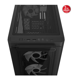 ASUS A23 PLUS TG ARGB Gaming Mid Tower PC Kasası / 90DC00K0-B19010