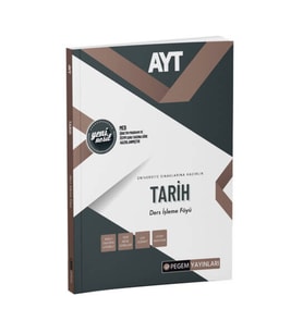 Pegem Akademi Yayıncılık AYT Tarih Ders İşleme Föyü (Çok Renkli)