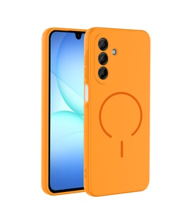 Galaxy A16 Kılıf M-safe Şarj Özellikli Meta Kılıf (Turuncu)