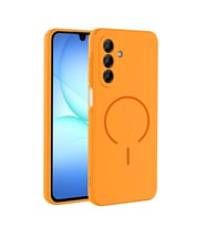 Galaxy A16 Kılıf M-safe Şarj Özellikli Meta Kılıf (Turuncu)