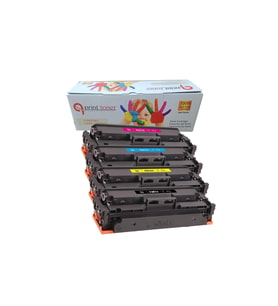 QPRİNT HP M479DW Toner Çipli Toner 415X Set 4 Renk Yüksek Kapasite toner