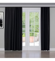Lexroo Fabric Design Blackout Siyah Karartma Özellikli Fon Perde 100 x 260