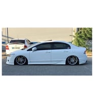 Honda Civic Uyumlu Fd6 Custom Yan Marşpiyel (Plastik)