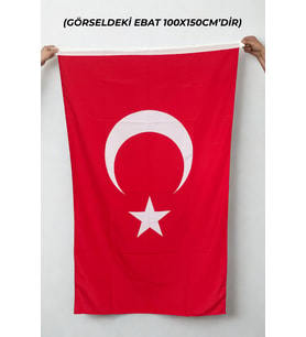 Türk Bayrağı 120×180 cm – Alpaka Kumaş - İç ve Dış Mekana Uygun
