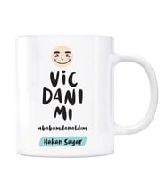 Kişiye Özel İsimli Baba Kupa Vicdanımı Babamdan Aldım