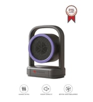 Mini Isıtıcı Fan Taşınabilir Sessiz Hızlı Isıtma 500W Kompakt Isıtıcı Torima HT100 Siyah