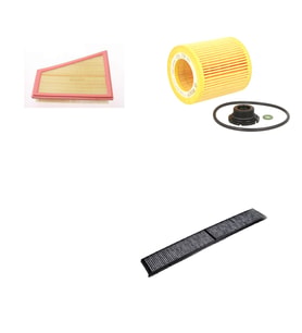 Bosch Filtre Bakım Seti Bmw X1 E84 16i sDrive 116 Beygir Dizel 2010-2014 Hava + Yağ F. + Polen Filtre Bosch