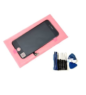Tkgz İPhone 7 Uyumlu Lcd Ekran dokunmatik (LW Tamir SETİ) SİYAH
