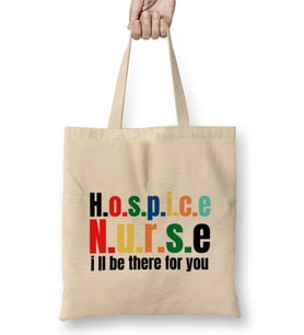 Nurse Gift İdea Funny Saying Quote -Nursing Medical Bez Çanta Uzun Saplı