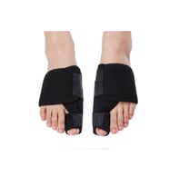 Halluks Valgus Gece Ateli Başparmak Hallux Ayak Parmak Bunyon Kemik Düzeltici (Siyah)
