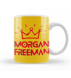 Morgan Freeman Kupa Bardak Porselen