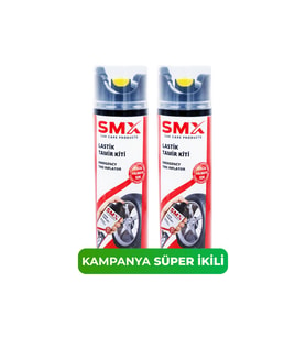 Lastik Tamir Kiti (500ml) 2'Lİ - Lastik Onarım Spreyi, Oto İlk Yardım, Acil Lastik Şişirici Uyumlu